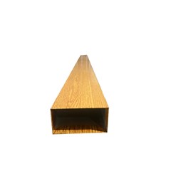 Outdoor Aluminum Tube - Light Walnut