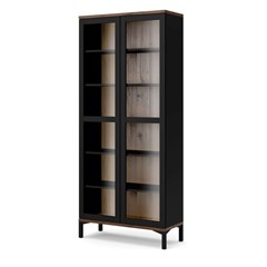 Roomers China Cabinet 2 Doors Black