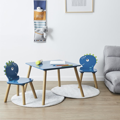 Dinos Table Set – Blue & Brown