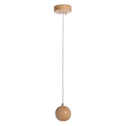 Pendant Led Lamp Basiglio Wooden