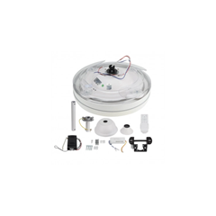 LED Fan Ceiling 36W/3CCT White + Remote Control