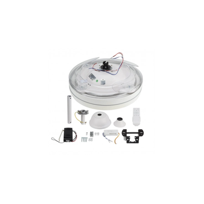 LED Fan Ceiling 36W/3CCT White + Remote Control