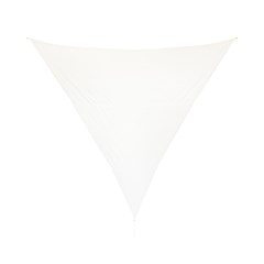 Triangular Shade Sail  Off White 5x5m