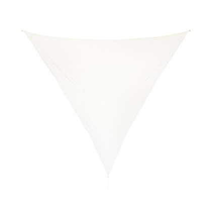 Triangular Shade Sail  Off White 5x5m