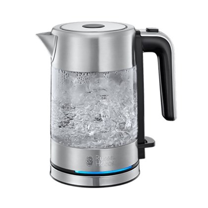 Compact Kettle 0.8liter Home Glass