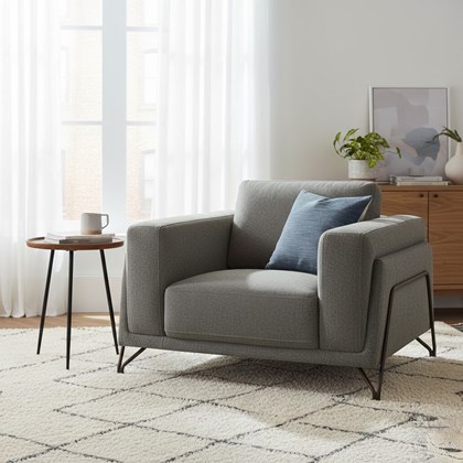 Sofa 1-Seater 2A - Grey