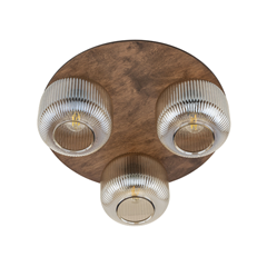 Ceiling Lamp 3xE14 - Brown