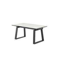 Dining Table EXT  160-240(40+40)x90x76cm Ceramic  White