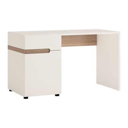 Desk 1Drawers 1Door – Walnut & White