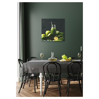 Green Smoothie Fine Art Pint on Safety Glass 60X60 cm