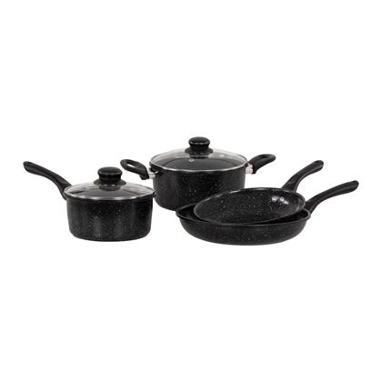 6 Piece Cooking Set – Black Iron Carbon Steel