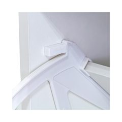 Shoe Cabinet Matt White 3 Doors