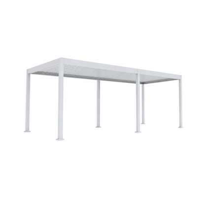 Electric Pergola 3x6x2.5m – Sandy White
