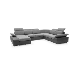 Cor Sofabed with Chaise Left – Dark Grey