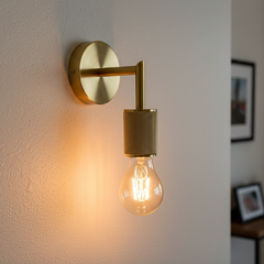 Wall Light W120 H250mm Antigue Brass E27