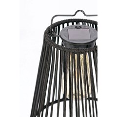 Round Solar Lantern Nikhita Black D21