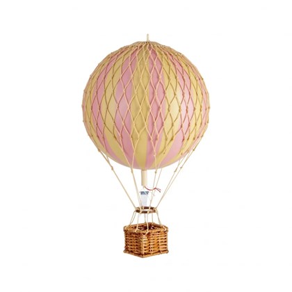 Vintage Balloon Model Travels Light Pink