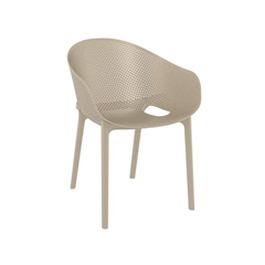 Armchair Stacking-Version Taupe