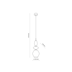 Zen Pendant Lamp – Brown Cognac