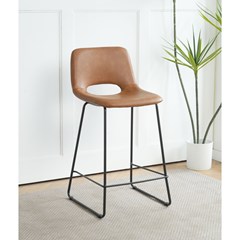 Bar Stool Brown  Black