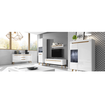 Cabinet 2 Doors 2 Drawers – White