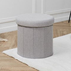 Foot stool Box Foldable Grey Pills