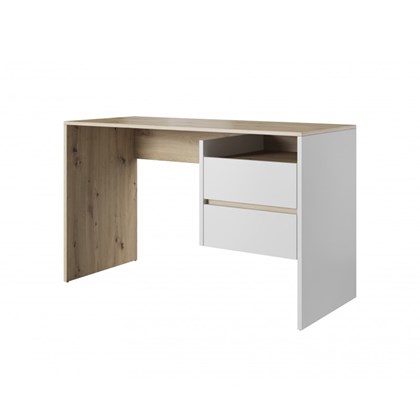 Paco Office Desk Artisan Oak White