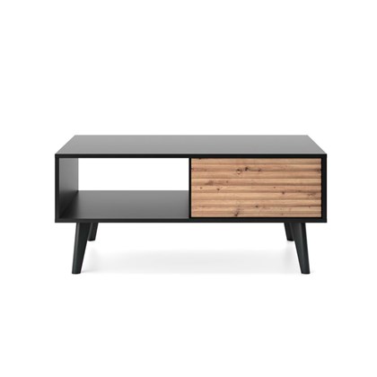 Coffee Table – Black & Oak