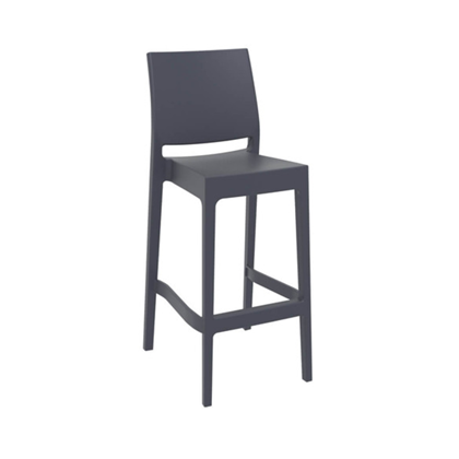Bar Stool 75cm  Dark Grey