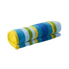 Beach Towel - Velour Blue - 70X140cm