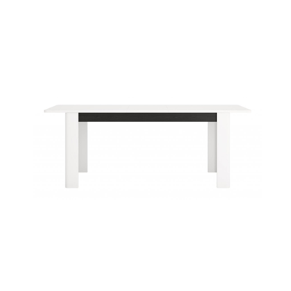 Extendable Table – White/Black/Vicenza Oak