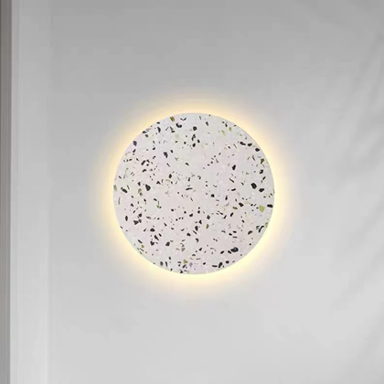 White Wall Lamp - D180MM H350M
