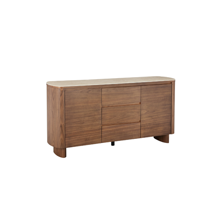 Sideboard 160x39.5x80 cm – Walnut