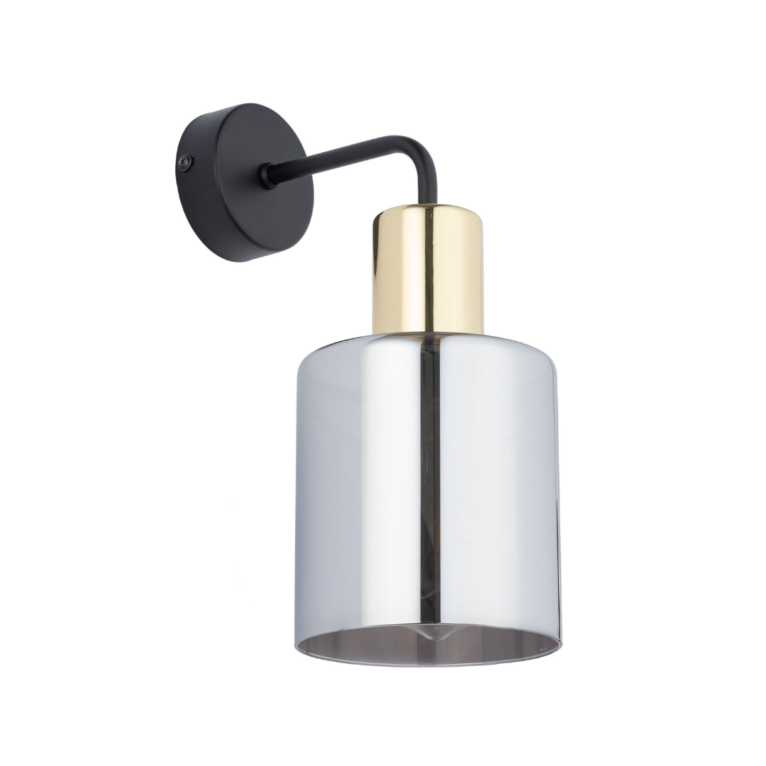 Wall Light Gold - Graphite Glass E27
