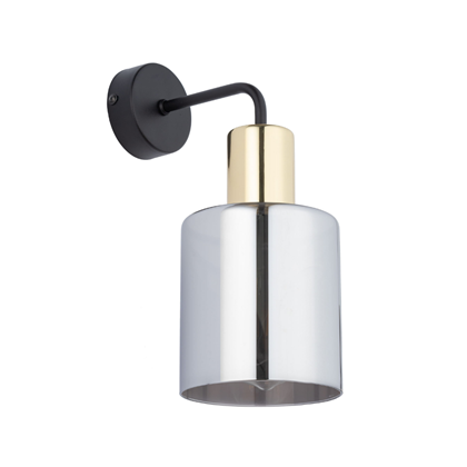 Wall Light Gold - Graphite Glass E27