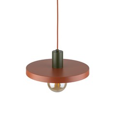 Hanging Lamp Sila 300 - Green & Brick