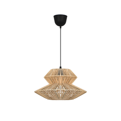 Pendant Lamp Bali – Natural & Black