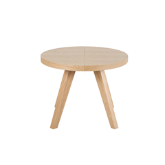 Round Extendable Dinning Table 1600(+500+500)*1000*760 Oak