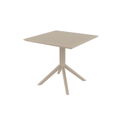 Table Square – Taupe 80x80cm