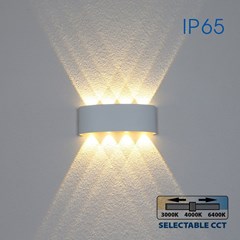 Outdoor LED Wall Light - White