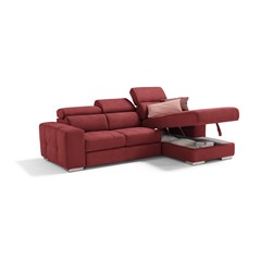 L-Shaped Sofa Bed 2-Seater With Chais Lounge Right 00527-R18