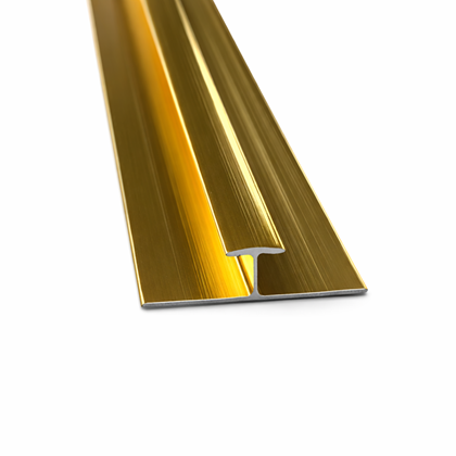 Aluminium Trim Alloy T-Shaped – Gold