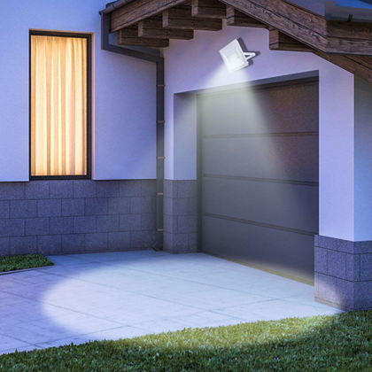 LED Floodlight 100W - 4000K Cool White - White