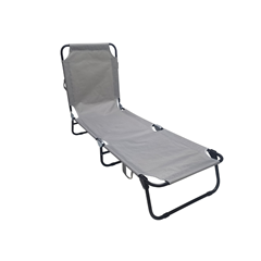 Beach Foldable Steel Sun Lounger