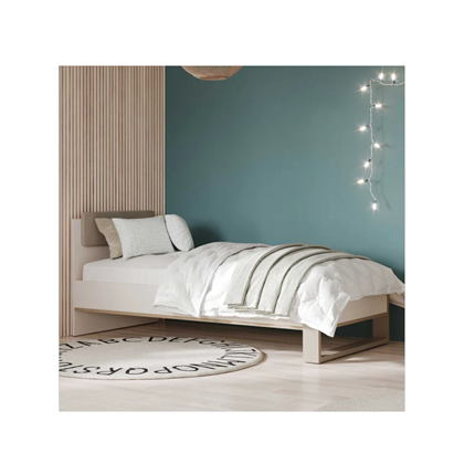 Children's Bed – Beige & Grey