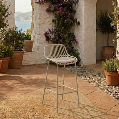 Beige Bar Stool