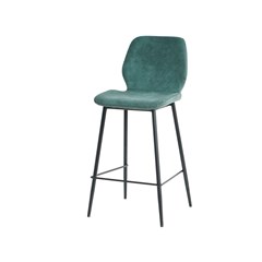 Barstool Microfiber Blue