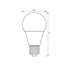 Largo LED Lamp – E27, Warm White