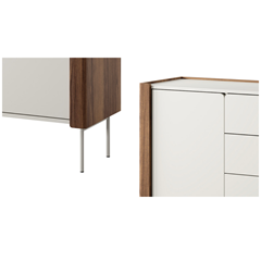 Sideboard 2Doors - Walnut Warmia Cashmere