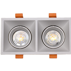 Aluminium Ceiling Light White